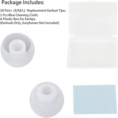 Earbud Replacement Tips Silicone Earbud Tips Earbuds Cushions