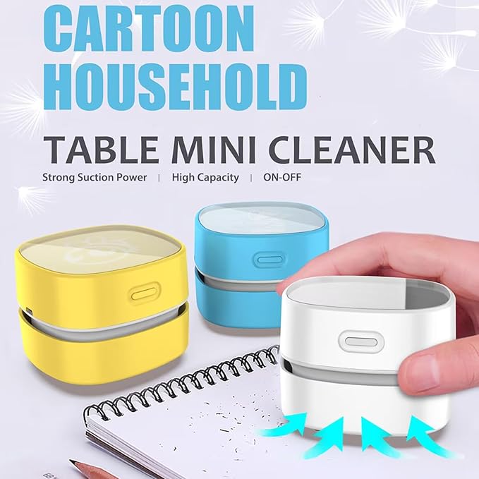 ODISTAR Desktop Vacuum Cleaner, Mini Table dust Sweeper Energy Saving, High