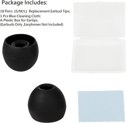 Silicone Earbud Replacement Tips Earbud Tips Ear Bud Covers