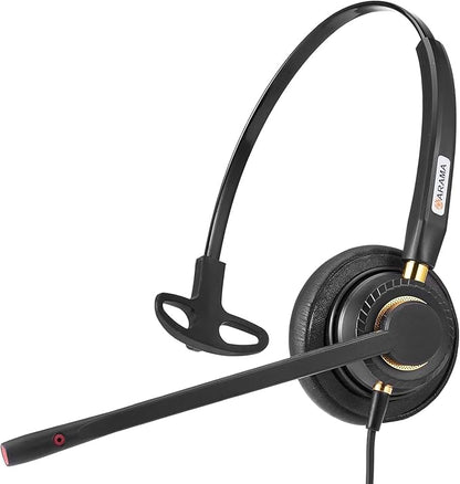 Headset with Microphone Noise Cancelling & Audio Controls Ultra Comfort