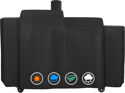Heavy Duty Replacement Grill Cover Fits for Pit Boss KC Combo Platinum Series Grill with Handles, All Weather Protection Waterproof Cover