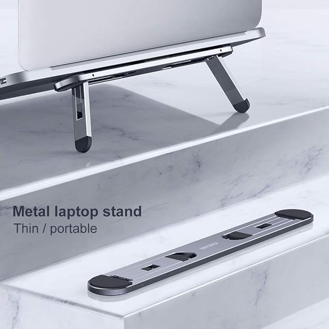 Laptop Stand for Desk, Laptop Cooling Stand, Keyboard Riser, Ergonomic Laptops