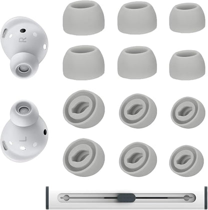 6 Pairs Replacement Eartips for Samsung Galaxy Buds Pro Headphones, Silicone