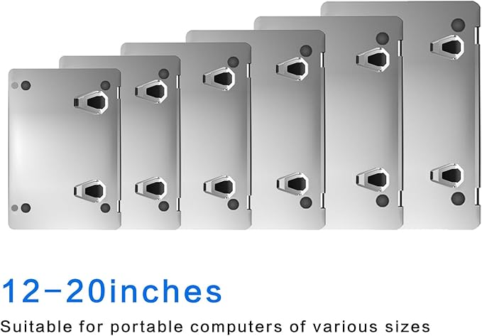 Laptop Stand Portable, Zinc Alloy Laptop Mini Stand, Laptop Riser Invisible