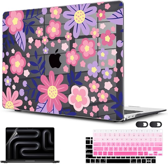 CISSOOK for MacBook Air 13 inch M1 Case 2021 2020 2019 2018, Hard Shell Case