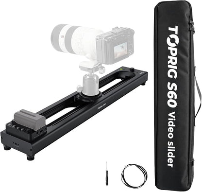 Accsoon Toprig S60 Motorized Camera Slider App Wireless Control Carbon Fiber