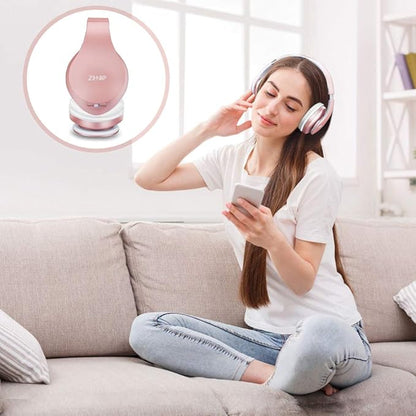 ZIHNIC Bluetooth Headphones Over-Ear, Foldable Wireless and Wired Stereo