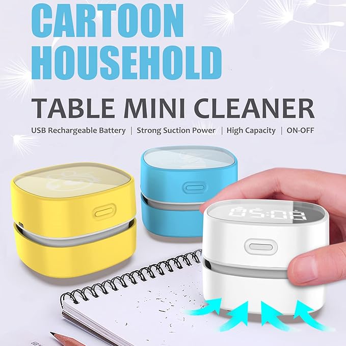 ODISTAR Counter Vacuum Cleaner, Mini Table dust Sweeper Energy