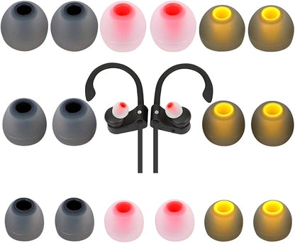 Earbud Tips Ear Bud Tips Soft Anti Slip Washable and Reusable Silicone