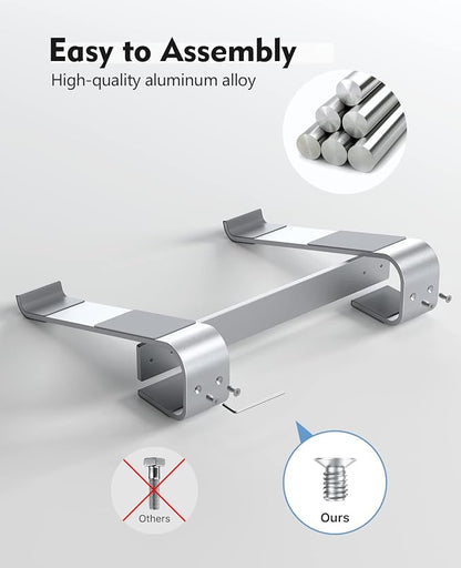SOQOOL Laptop Stand for Desk, Computer Stand Riser for Desk, Ventilated