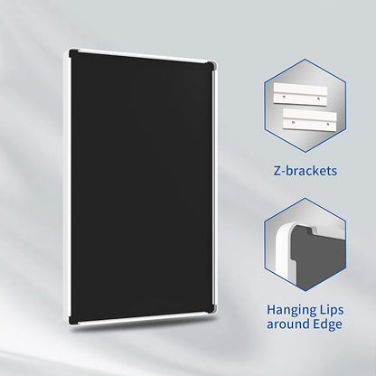 WEER White Bathroom Mirror 24X36 Inch, Rounded Rectangle White Metal Frame Mirror, Matte White Bathroom Vanity Mirror with Tempered Glass, Anti-Rust, Hangs Horizontally or Vertically