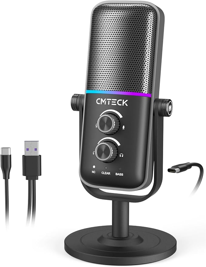 CMTECK USB Microphone for PC, Laptop – Computer Microphone