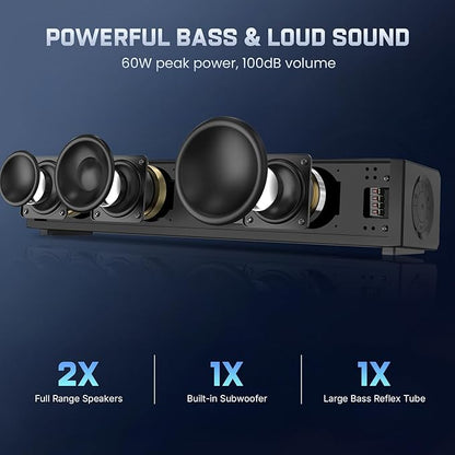 Wohome 2.1 Computer Speakers for Desktop PC, DC Powered Laptop Gaming Speakers