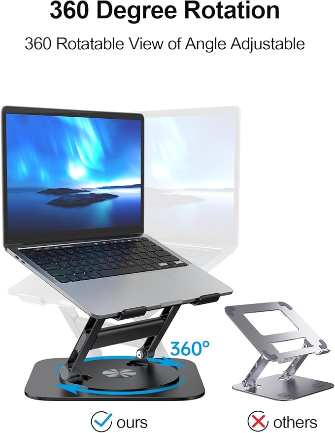 Laptop Stand, H-Design Stable Computer Stand, Ergonomic Laptop Riser