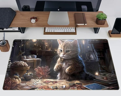 Lotus Cat XL Extended Large Gaming Mouse Pad