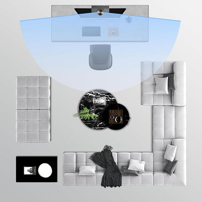 Panoramic 180° Video Camera, Immersive Video Conference Experience, both