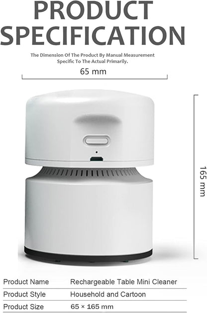 ODISTAR Desktop Vacuum Cleaner, Mini Table dust Sweeper Energy Saving