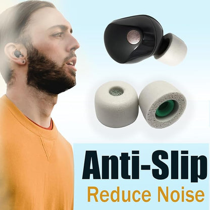 Memory Foam Tips for Sony WF-1000XM5 Replacement Tips for WF-1000XM5 WF-1000XM4