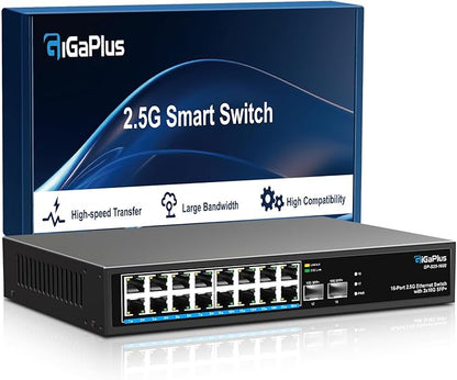 18 Port 2.5Gb Unmanaged Ethernet Switch