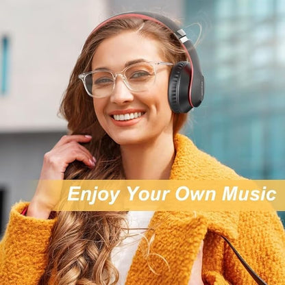 Wireless Bluetooth Headphones Over Ear 65H Playtime HiFi Stereo Headset