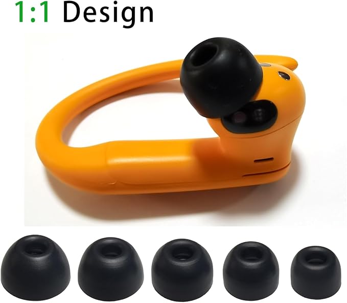Silicone Earbuds Tips for Powerbeats Pro2 Replacement Ear Tips 10 Pairs
