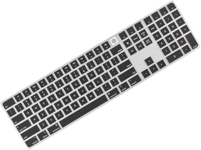 Allinside Black Keyboard Cover for Mac Magic Keyboard