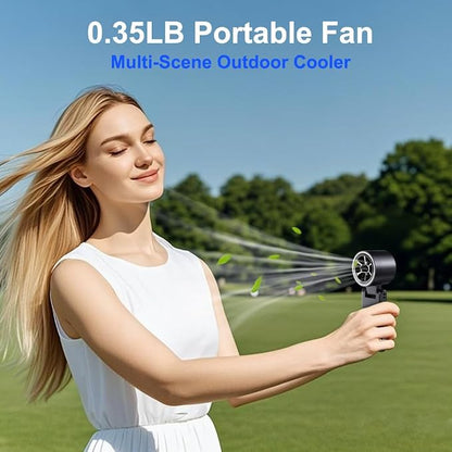 CAZOKASI Rechargeable Strong Wind Handheld Fan