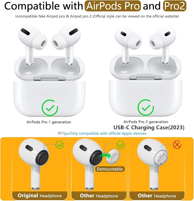 Memory Foam Replacement Ear Tips Compatible