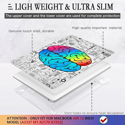 CISSOOK Compatible with MacBook Air 13 inch Case 2021 2020 2019 2018 Release