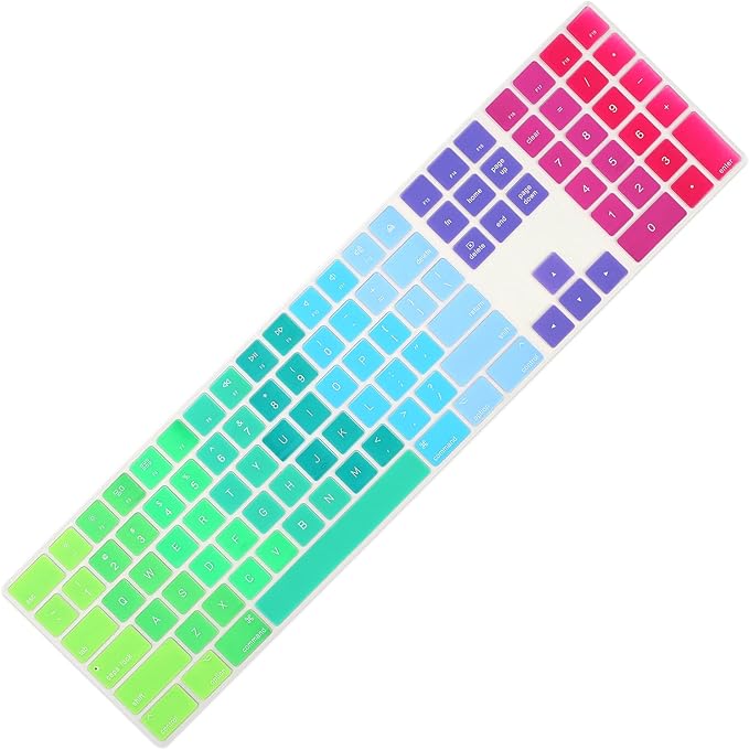 Allinside Rainbow Cover for Apple iMac Magic Wireless Keyboard