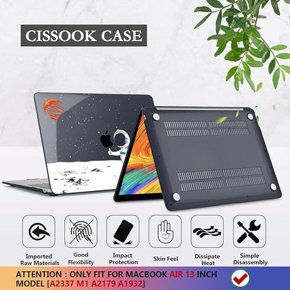 CISSOOK Compatible with MacBook Air 13 inch Case 2021 2020 2019 2018 Release
