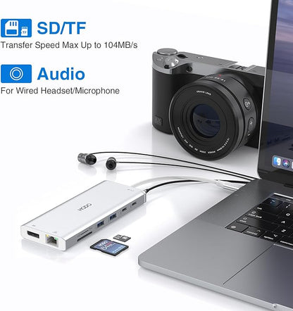 USB C Docking Station Dual Monitor HDMI