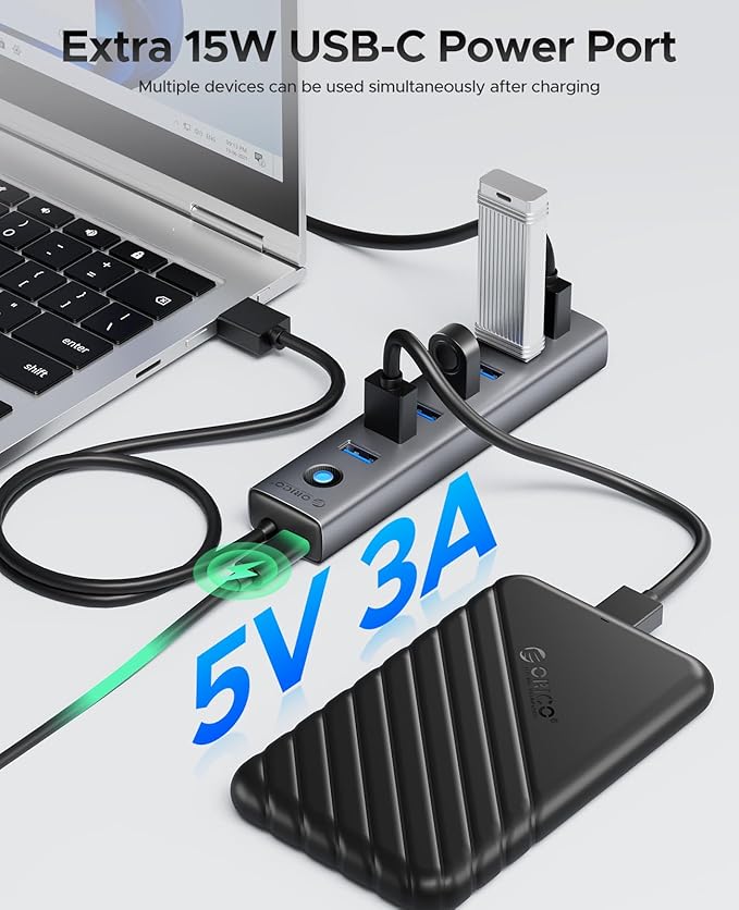 ORICO Aluminum 7-Port USB Hub