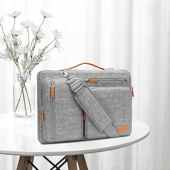 MOSISO 360 Protective Laptop Shoulder Bag, 15 inch Computer Bag Compatible
