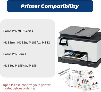 215A Black Toner Cartridge, Compatible Replacement