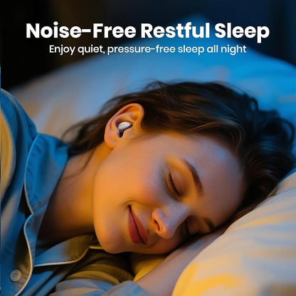 Ear Plugs for Sleeping Noise Cancelling, 45dB Reusable Silicone Ear Plugs for