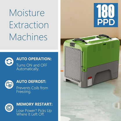 ALORAIR 180PPD LGR Commercial Dehumidifier