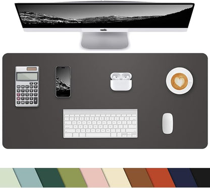 Small Desk Mat, Leather Desk Pad Protector, Desk Mouse pad, Office Desk mat