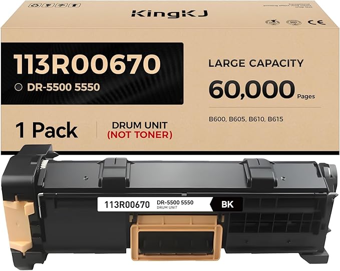 Phaser 5500 5550 Drum Cartridge High Capacity Black 1-Pack Replacement