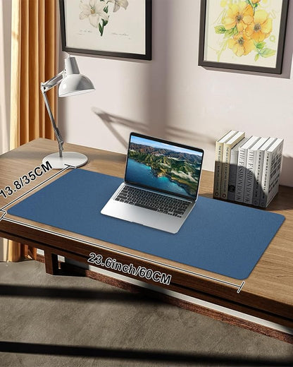 Pu Leather Desk Protector, Non-Slip Laptop Mat