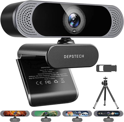 DEPSTECH 4K Webcam, DW49 HD 8MP Equipped
