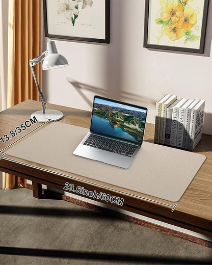 Small Desk Mat, Leather Desk Pad Protector, Desk Mouse pad, Office Desk mat