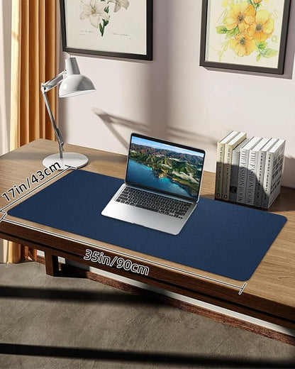 Non-Slip Desk mat, PULeather Desk Pad Protector, Office Desk Mat, Large Mouse