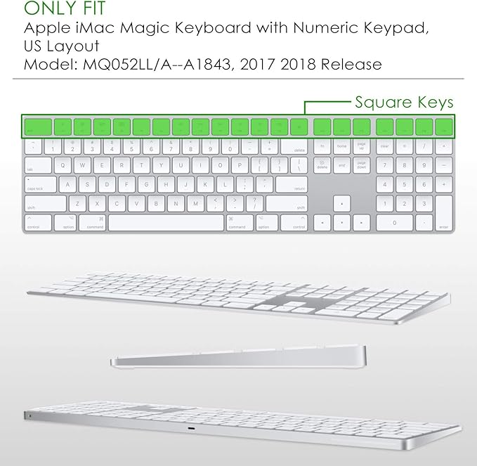 Allinside Ombre Blue Cover for Apple iMac Magic Wireless Keyboard