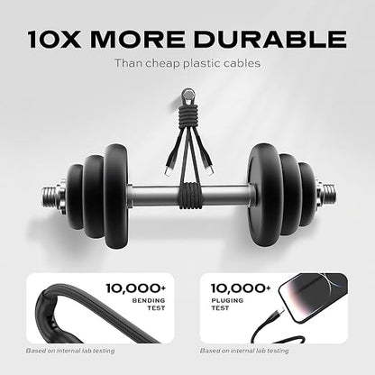 Statik MagStack USB A to iPhone Cable MFi Certified, Clutter-Free Magnetic