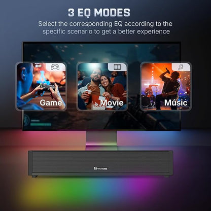 Wohome 2.1 Computer Speakers for Desktop PC, DC Powered Laptop Gaming Speakers