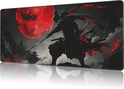Mouse Pad Large Anime Samurai Non-Slip Gaming Desk Mat
