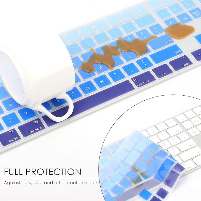 Allinside Ombre Blue Cover for Apple iMac Magic Wireless Keyboard