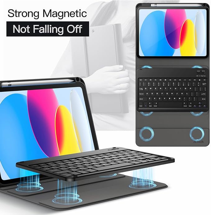 JETech Keyboard Case for iPad 11th/10th Generation