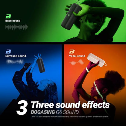 BOGASING G6 Bluetooth Speaker, Portable Wireless Speakers